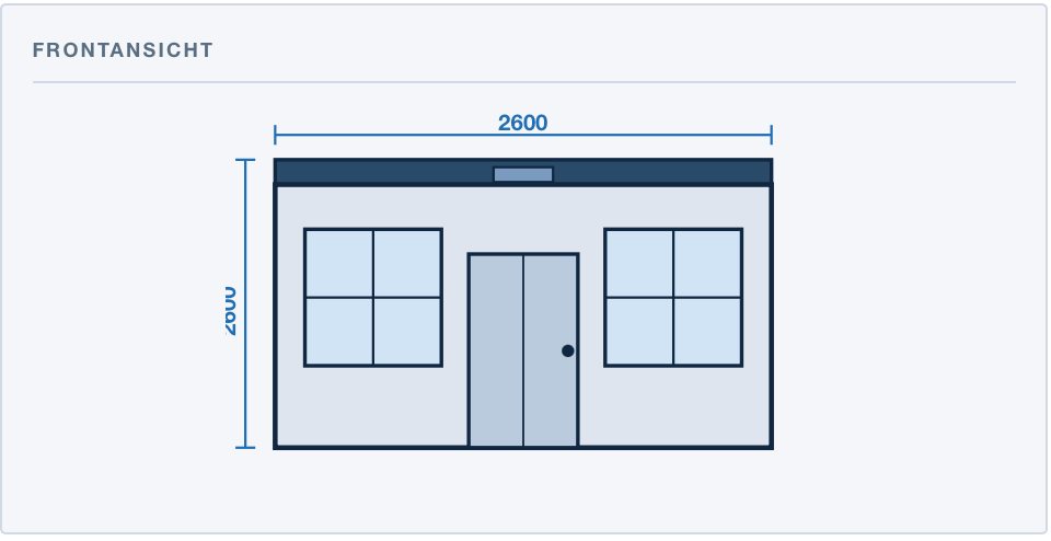 Flat Pack 240×600 Standard Modul