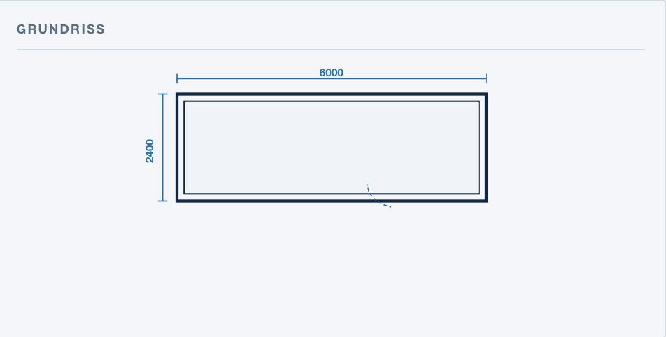 Flat Pack 240×600 Standard Modul