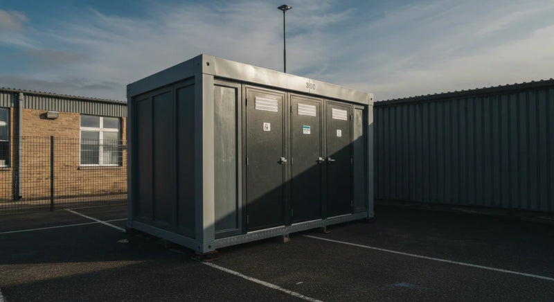 Flat Pack WC-Container